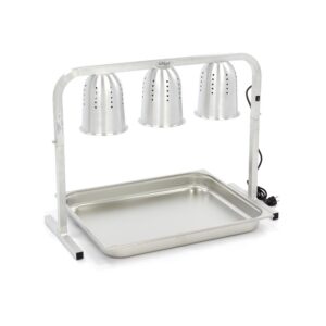 Küttelamp kolmekordne - sh 3 lampi - sh 1 x 2/1 GN mahuti