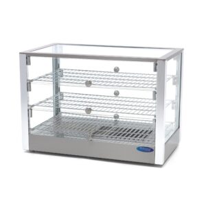115L Soojendatud toidunäidik 70cm - 3 riiulit