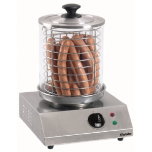 Hot-dog machine edged