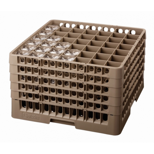 500x500x306mm Nõudepesumasina korv 49 comp.
