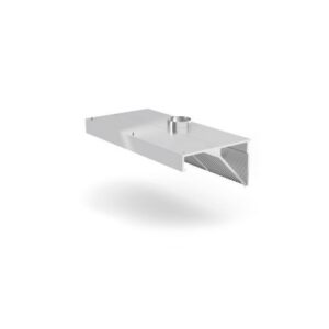Diagonaalne ventilatsioonikubu seinale Kaldseinaga kubu, valgustusega, mõõtmed 1200x700x850 mm, 1200x700x(H)450mm