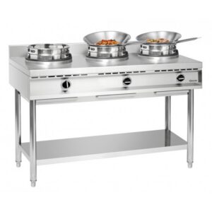 Wok cooker 3 burners