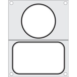 Sealer matrix CAS CDS-01 for the Kandik without division 178x113mm container fi + 115mm