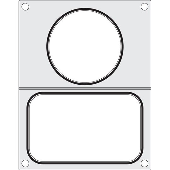 Bokama AG02E and AG02HD sealer matrix for a two-piece Kandik 227x178mm