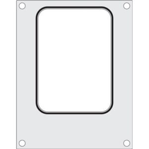 Bokama AG02E and AG02HD sealer matrix for a Kandik without division 187x137mm