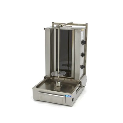 40kg Kebabigrill 3 põletid - Electric