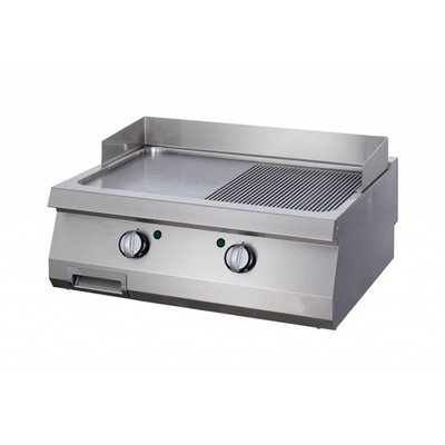 GaasiGrillplaat 1/2 soontega 80X70cm