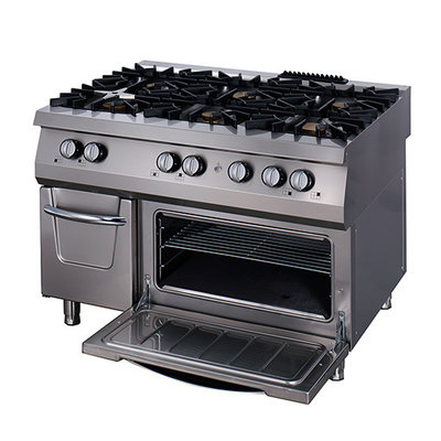 Premium Gas pliit - 6 Burners - Including Electric Oven