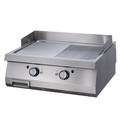 Premium Griddle 1/2 soontega Chrome - Double - Electric