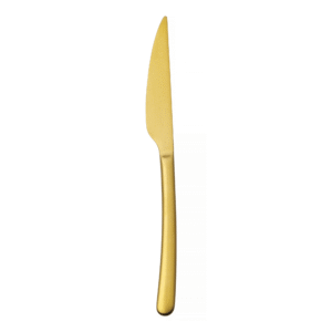 GL177 Table knife AMARONE 90g matt gold 12pcs in a gift box