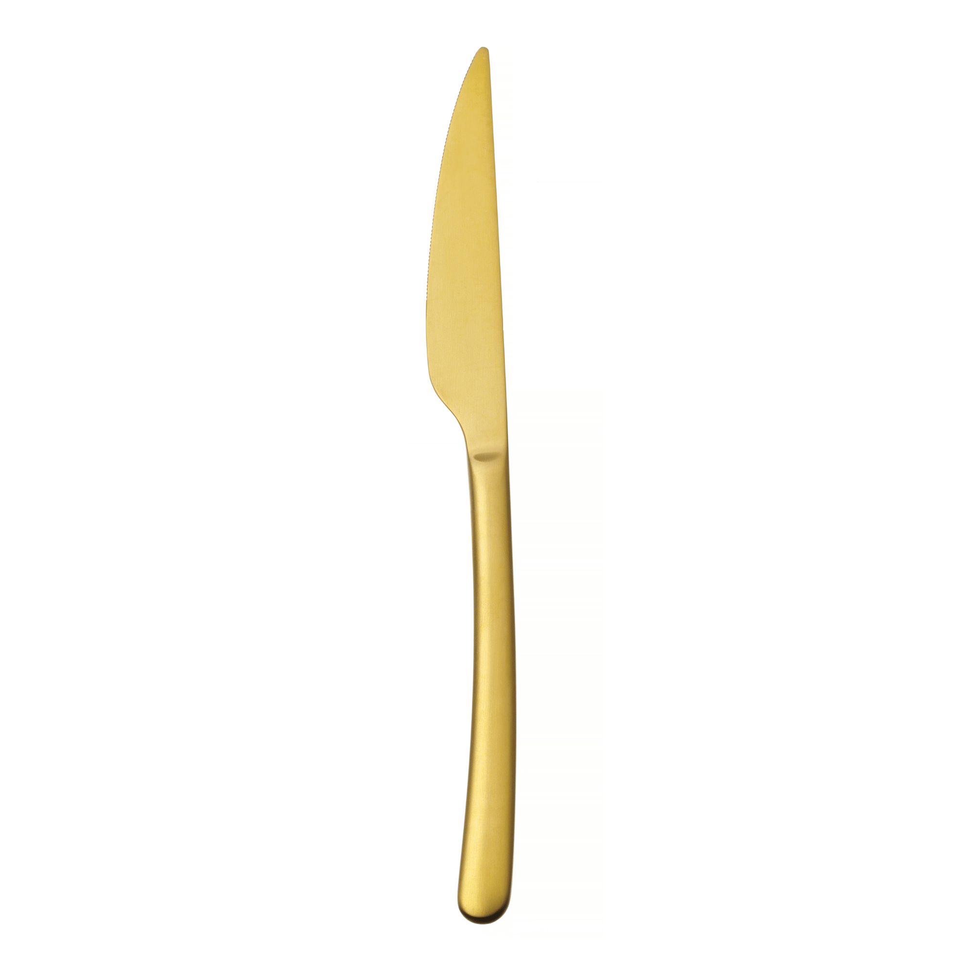 GL177 Table knife AMARONE 90g matt gold 12pcs in a gift box