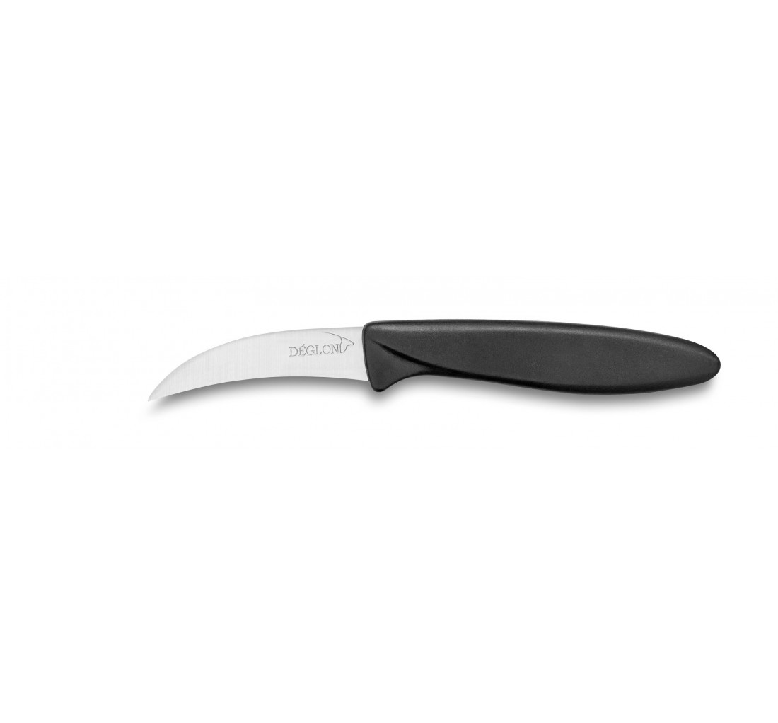 2 CURVED PARING KNIVES - MOLDED - 3'