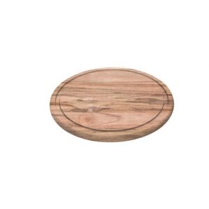 Ø260 Ümmargune serveerimislaud tiigipuust Churrasco, Tramontina 15mm