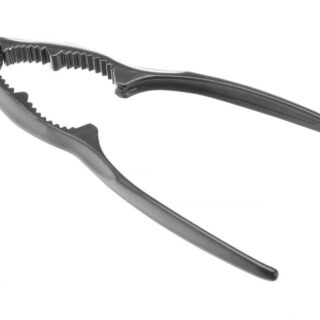 Pähkli- ja homaaritangid, mustad, mati viimistlusega 160x35mm