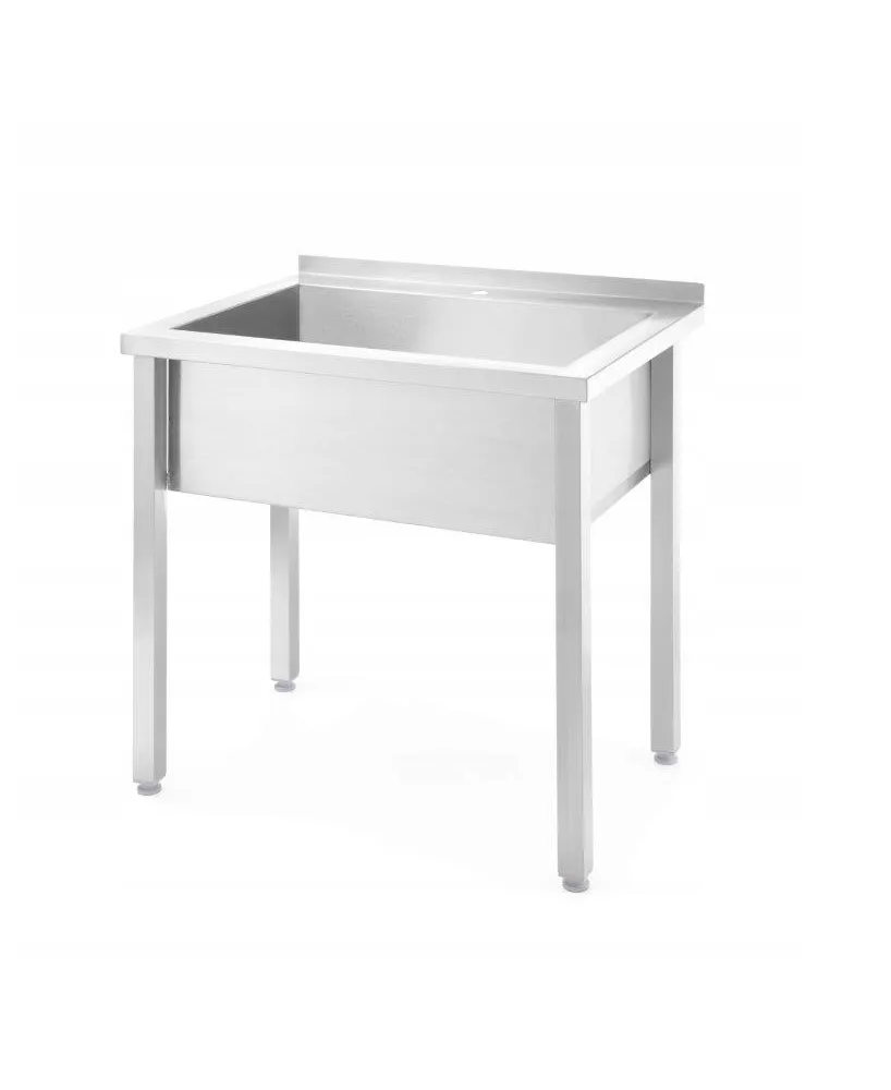 80x60x85cm Valamuga laud BudgetLine, ilma katteta – keevitatud, sügavus 600 mm