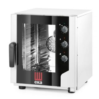 5xGN2/3 Konvektsiooni-auruahi – Evolution New elektriline, otsese pihustatava, elektromehaanilise juhtimisega, Tecnoeka, GN2/3, 230V/3200W, 550x754x(H)662mm