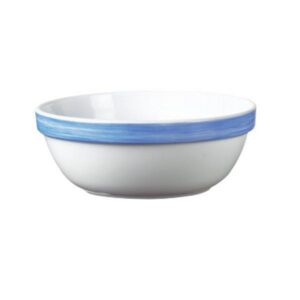 Brush salad bowl blue