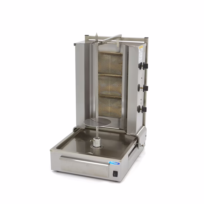 40kg Kebabigrill 3 põletid - Gas