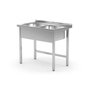 1000x700x850mm Töölaud kahe valamuga
