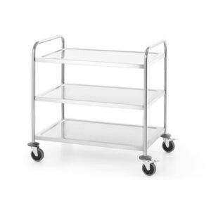 3 riiulit 860x540x940mm KitchenLine 3-riiuliga kelneri käru
