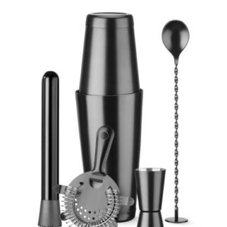 Baaritarvikute komplekt torus, BarUp, Must, ⌀120x(H)320mm