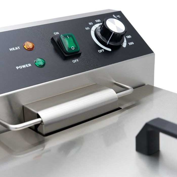 16L Fritüür, 1 korv, tühjenduskraaniga ja alusega, 230V - Image 8