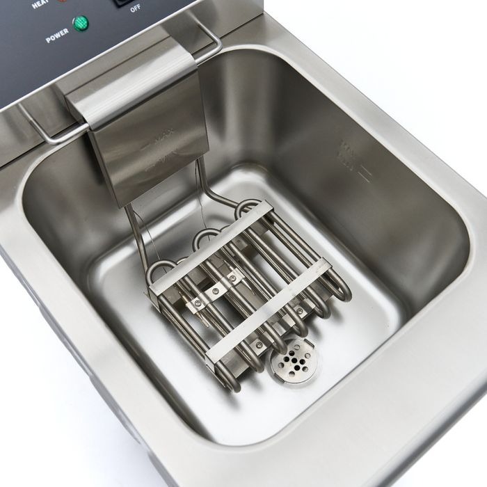 16L Fritüür, 1 korv, tühjenduskraaniga ja alusega, 230V - Image 5