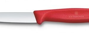 8cm Köögiviljanuga, sileda teraga, Victorinox, Punane, (L)190mm